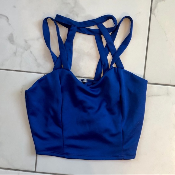 Charlotte Russe Tops - Charlotte Russe Strappy Crop Top